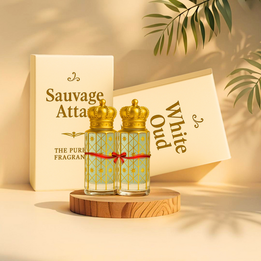 Sauvage & White Oud Attar Combo –  12 ML